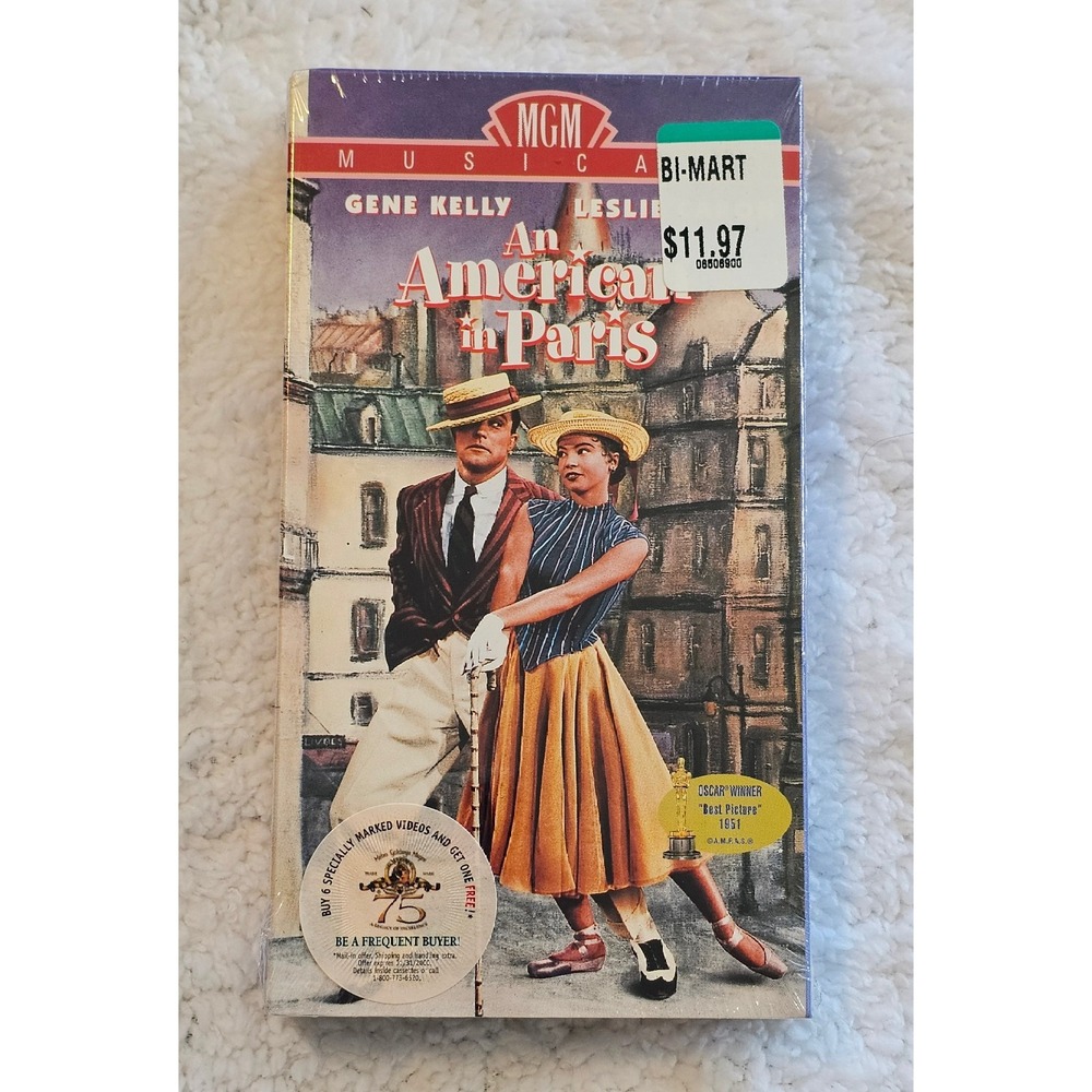 An American in Paris 1951 Musical VHS New 1998 MGM Factory Sealed‎ Gene Kelly